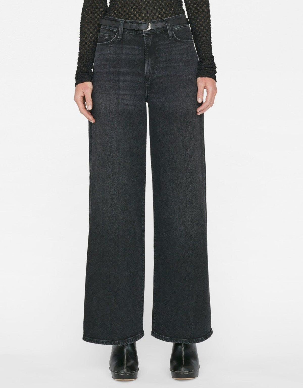 Pantalon Slim Palazzo en denim - Hutchinson