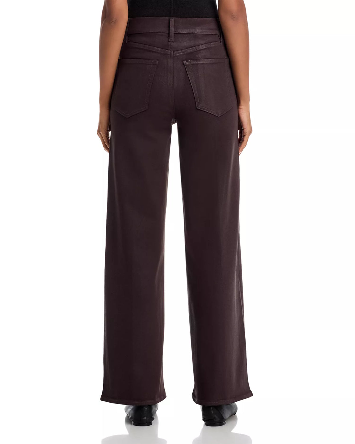 Slim-fit Palazzo denim trousers - Truffle Coated