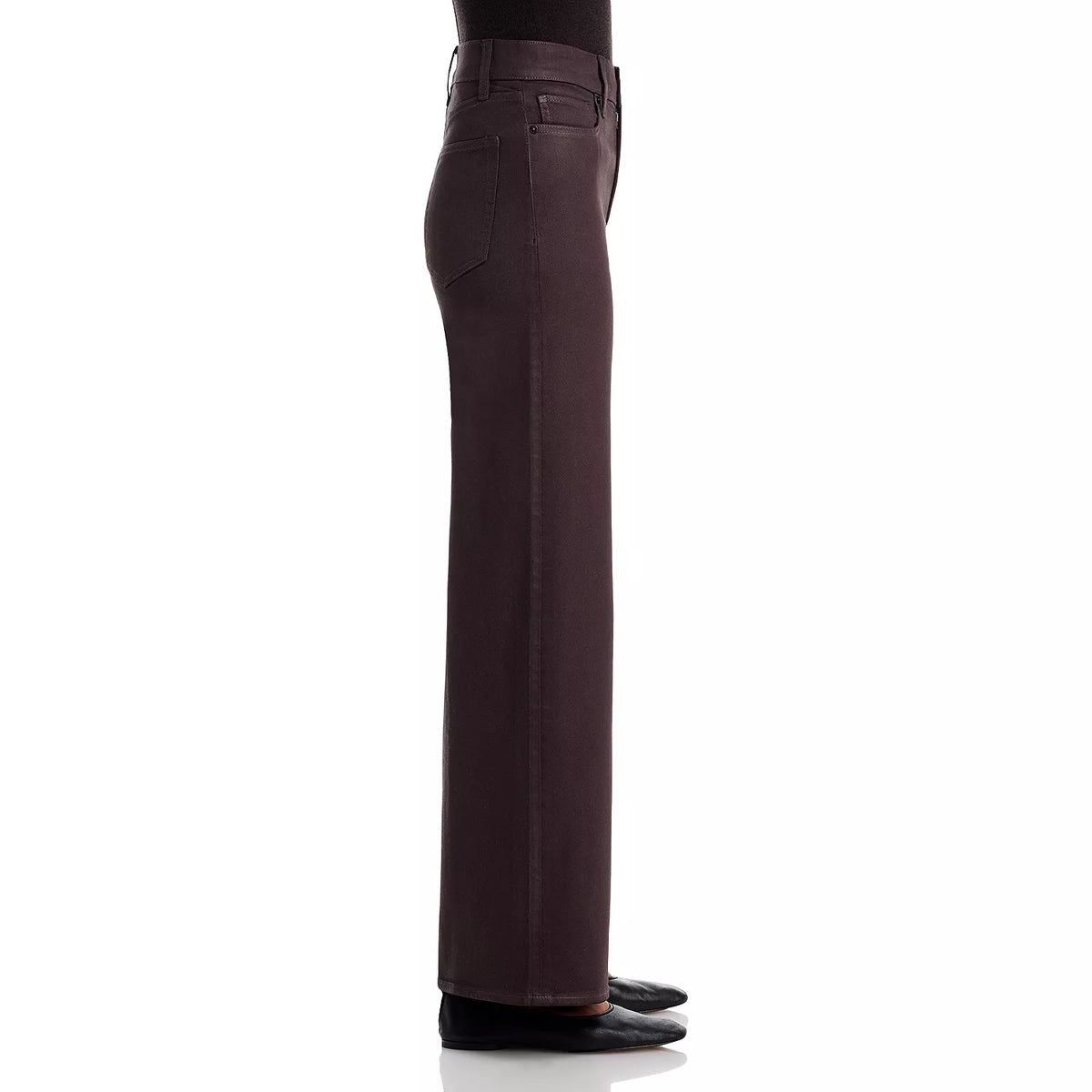 Slim-fit Palazzo denim trousers - Truffle Coated