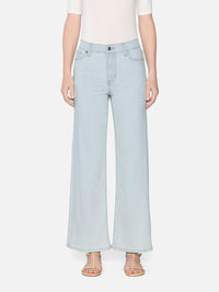 Slim-fit Palazzo denim trousers - Feather
