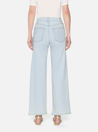Slim-fit Palazzo denim trousers - Feather