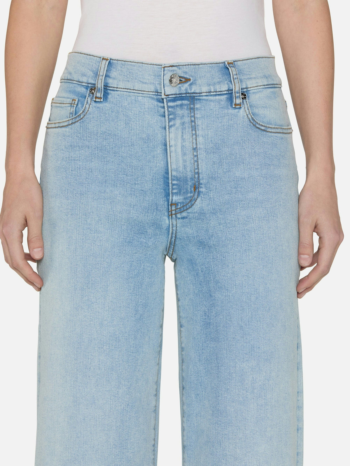 Pantalon Slim Palazzo en denim - Tribute