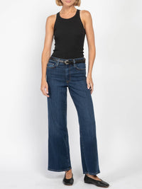 Pantalon Slim Palazzo en denim - Majesty