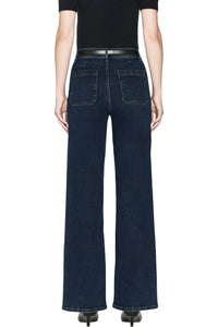 Bardot Pkt Slim Palazzo denim trousers - Cursive