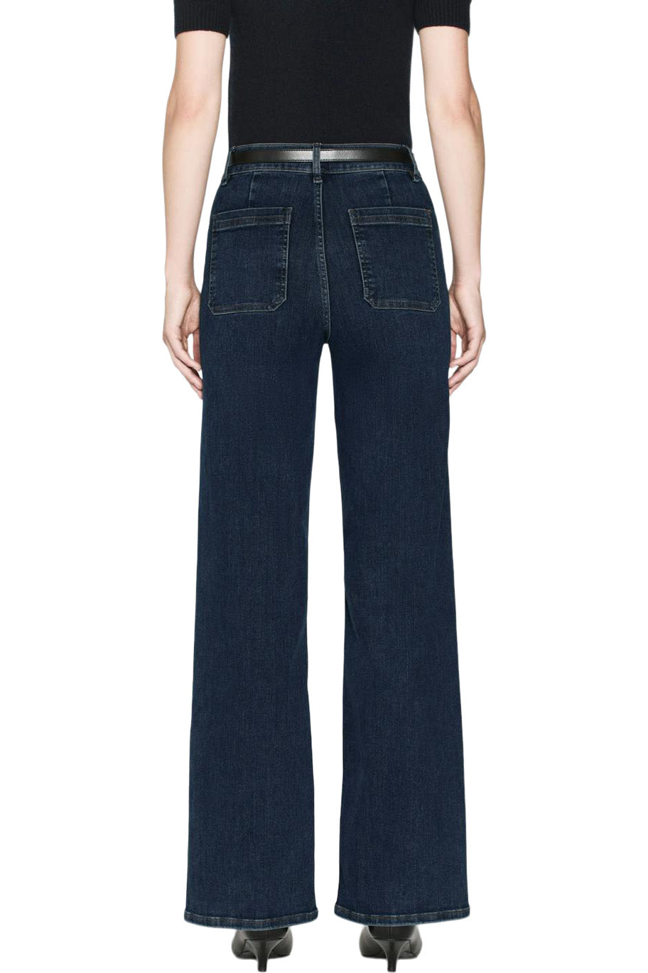 Bardot Pkt Slim Palazzo denim trousers - Cursive