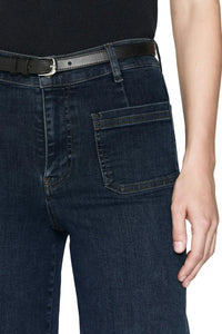Bardot Pkt Slim Palazzo denim trousers - Cursive