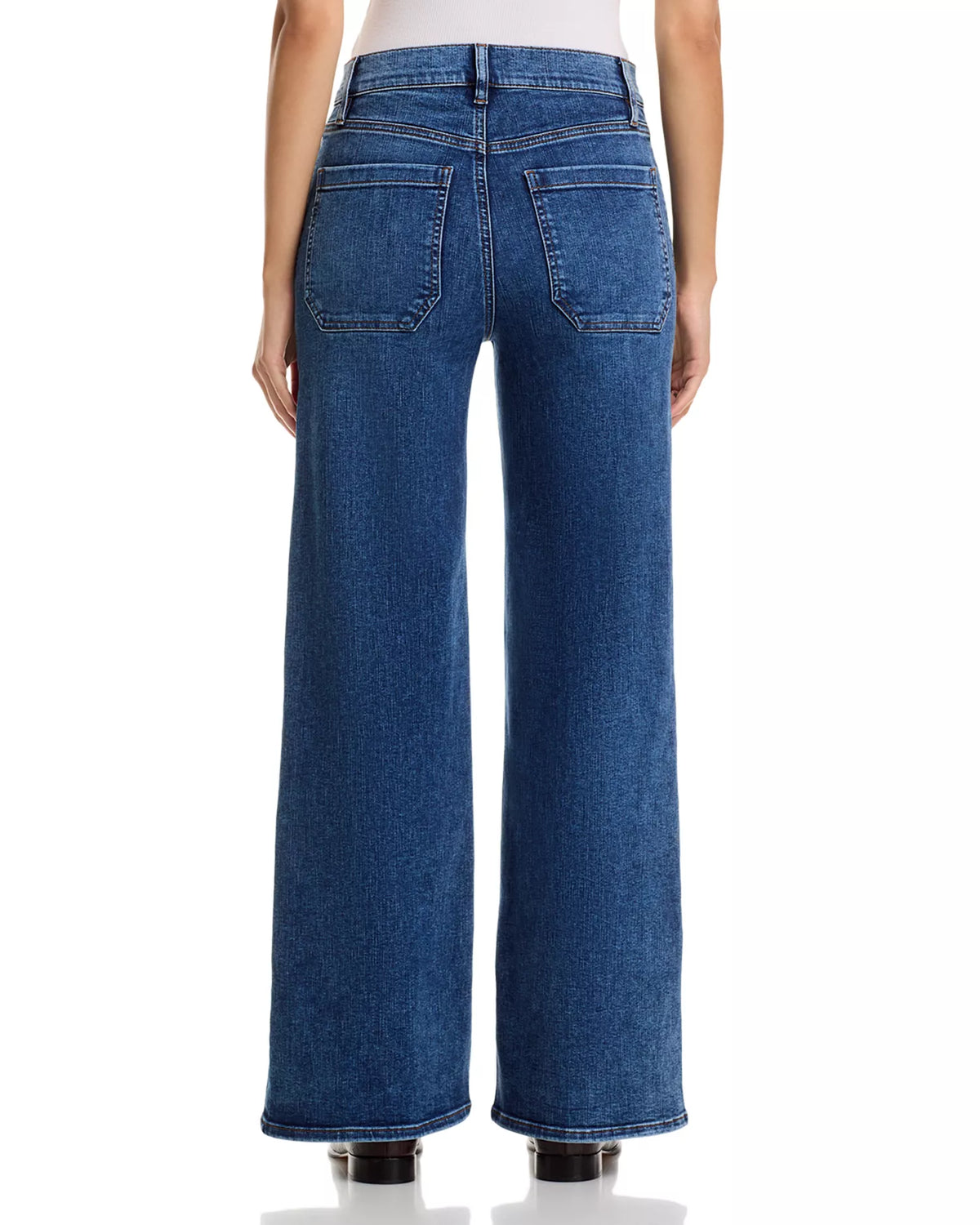 Modernist Pocket Slim Palazzo denim trousers - Esteem