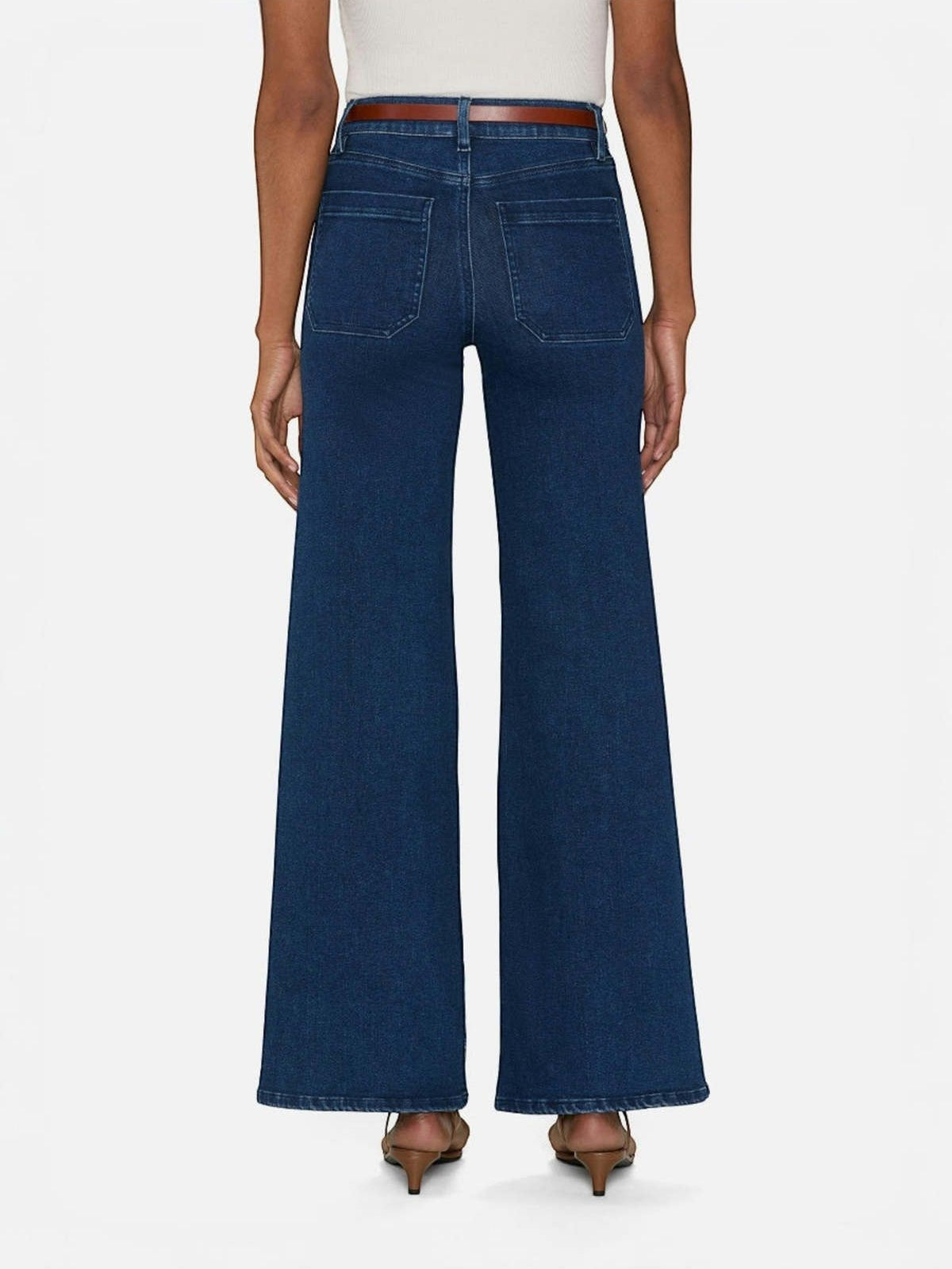 Modernist Pocket Slim Palazzo denim trousers - Loner