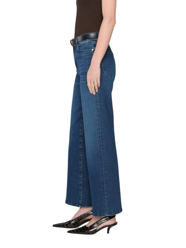 Long Slim Palazzo Denim Trousers - Keepsake