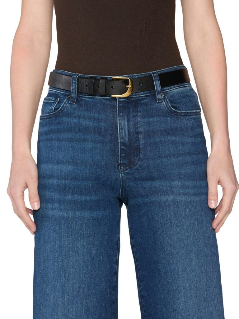 Long Slim Palazzo Denim Trousers - Keepsake