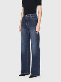 Pantalon Slim Palazzo Long en denim - Lupine