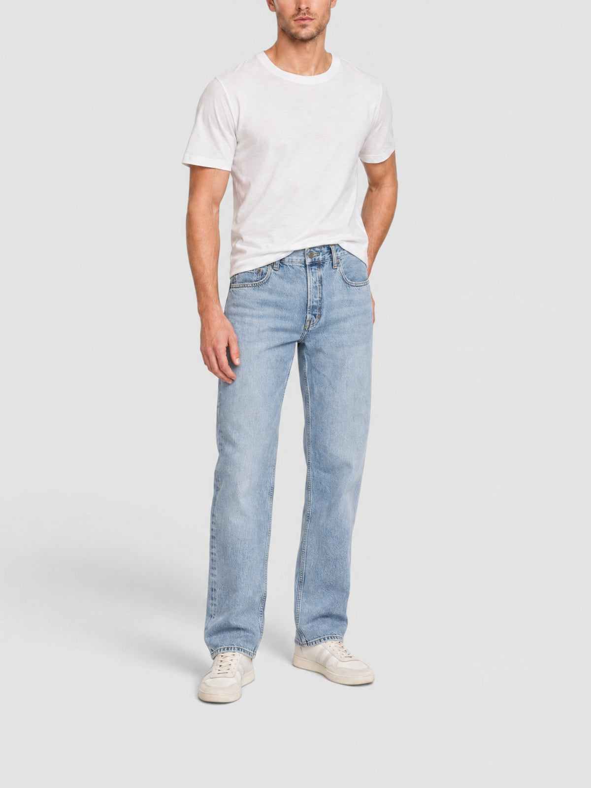 Pantalon droit en denim - Jefferson