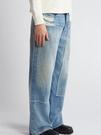 Wide-leg denim trousers - Mcallen
