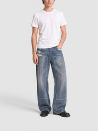 Wide-leg denim trousers - Mcallen