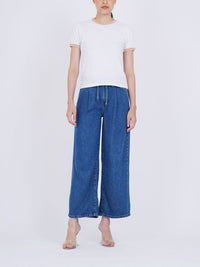Pantalon pixie à cordon de serrage et jambe large - Ghost
