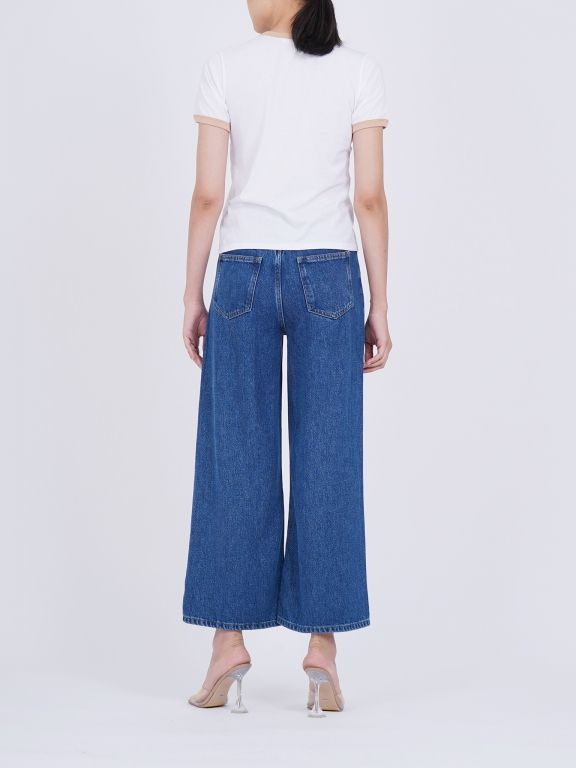 Pantalon pixie à cordon de serrage et jambe large - Ghost