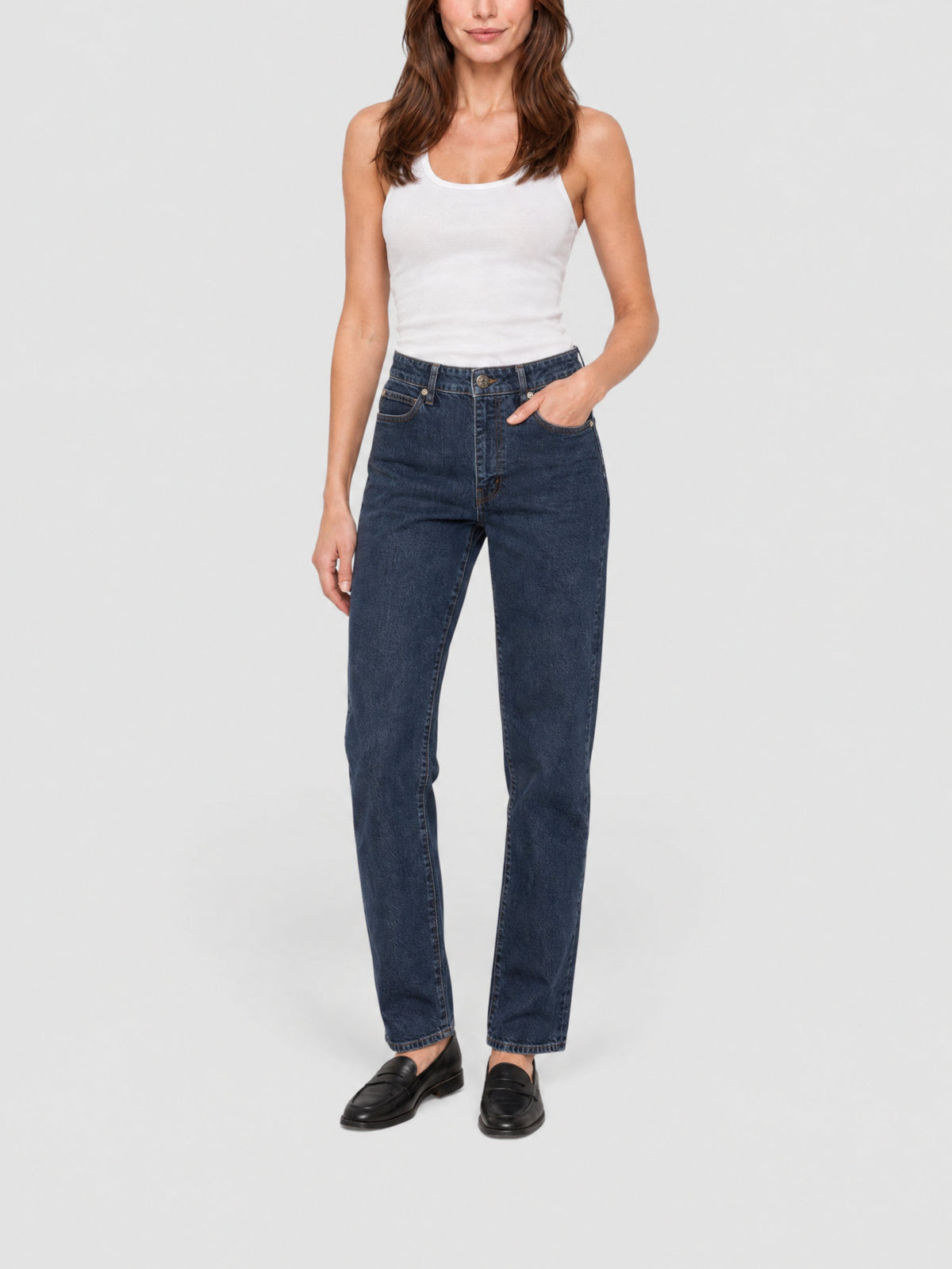 Ruler denim trousers - Written
