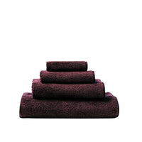 Unito cotton towels - Plum
