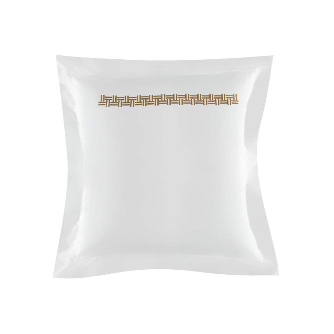 BASKET WEAVE EMBROIDERY / TAIE D'OREILLER