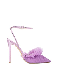 Franca Glitz 105 satin court shoes - Lavender