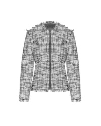 Veste Francoise en twéed - Black & White