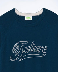 Pull à col rond en cachemire - Midnight Blue
