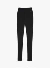 Front Zip Legging - Black