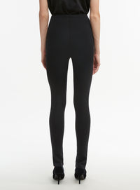Legging zippé devant - Black