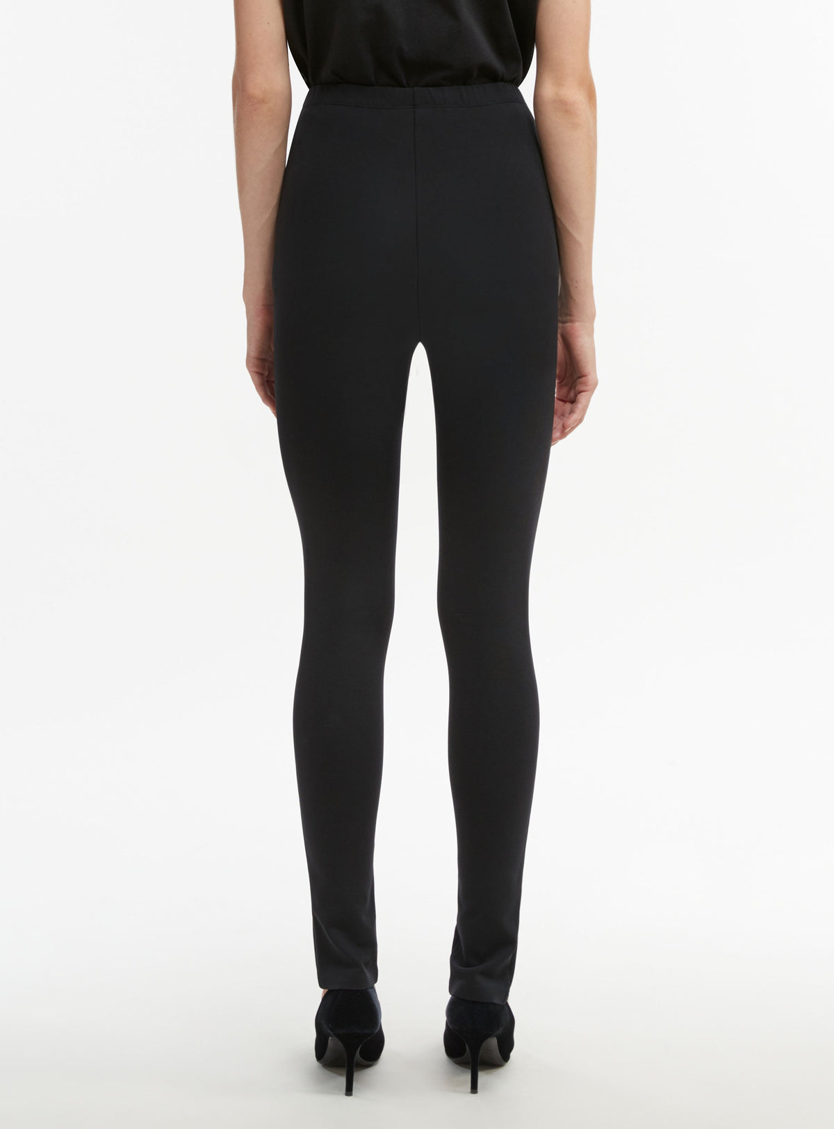 Front Zip Legging - Black