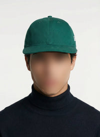 Cotton logo cap - Emerald