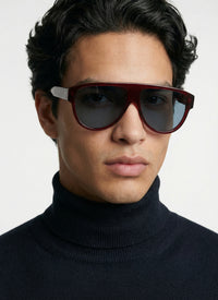 Rounded sunglasses - Bordeaux