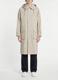 Parka en toile technique - Beige