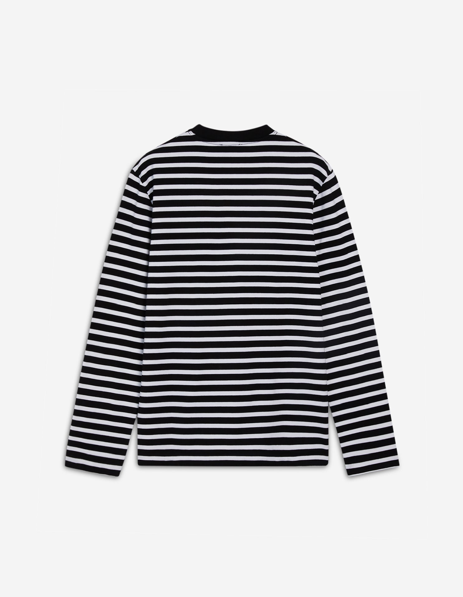 T-shirt marinière à manches longues - Black Stripes