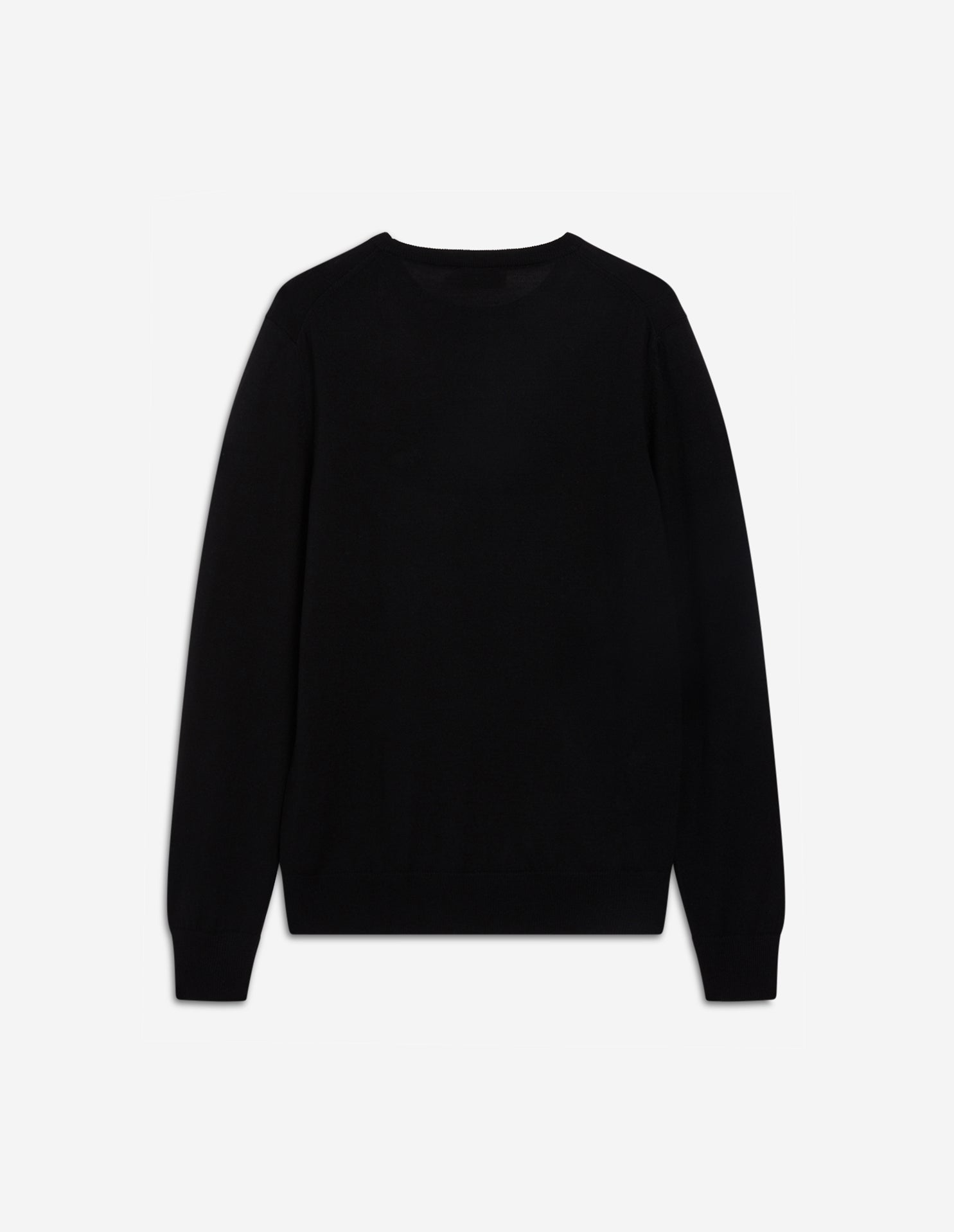 Pull avec écusson en laine - Black