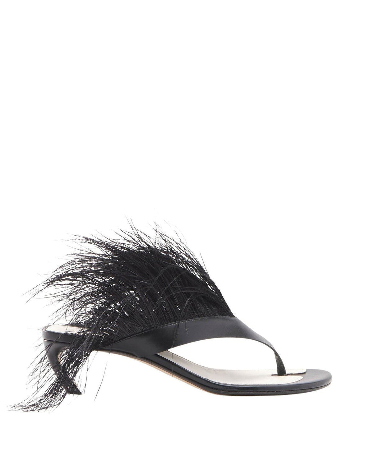 Sandales 65 en cuir - Noir
