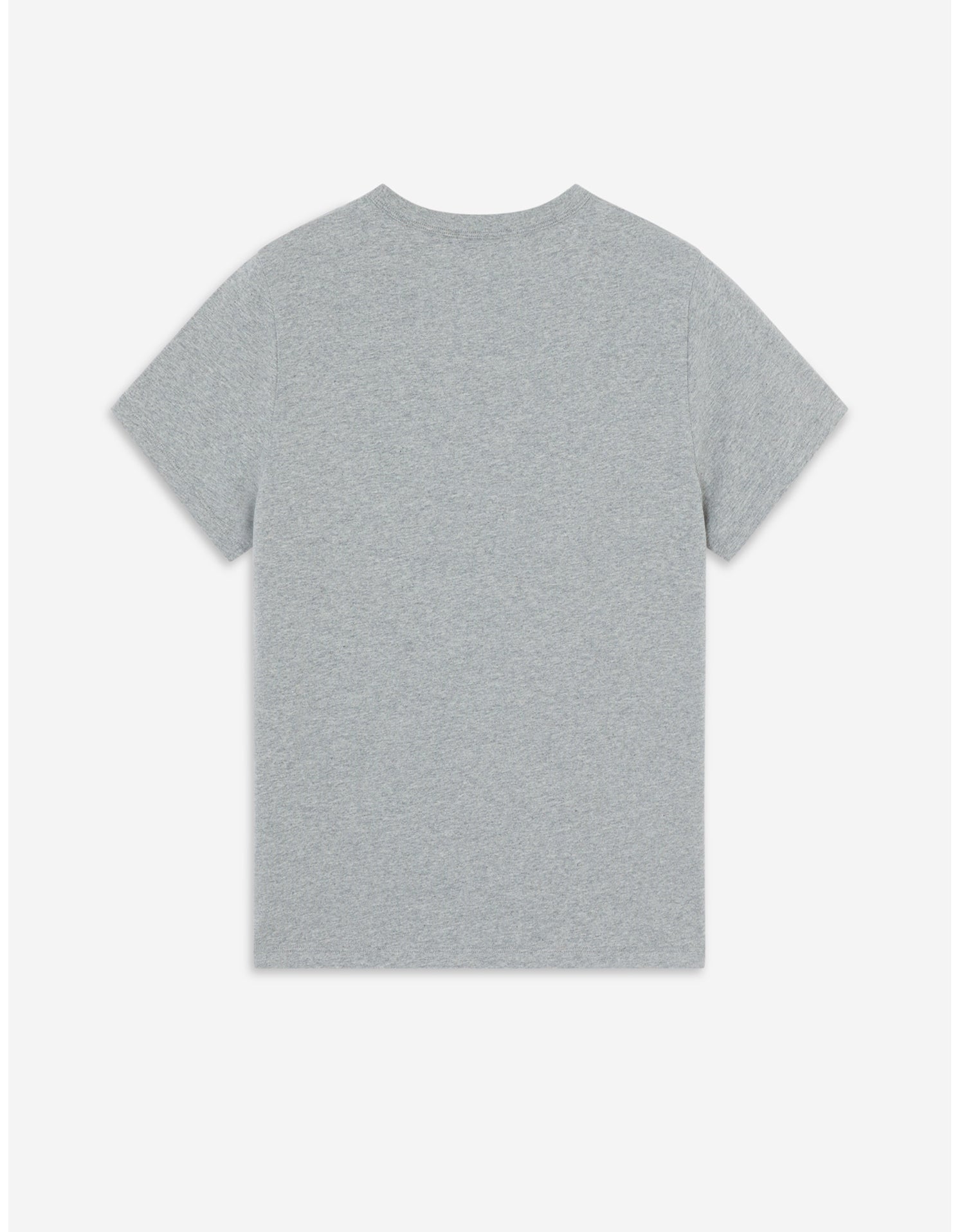 T-shirt coupe droite avec écusson - Grey Melange