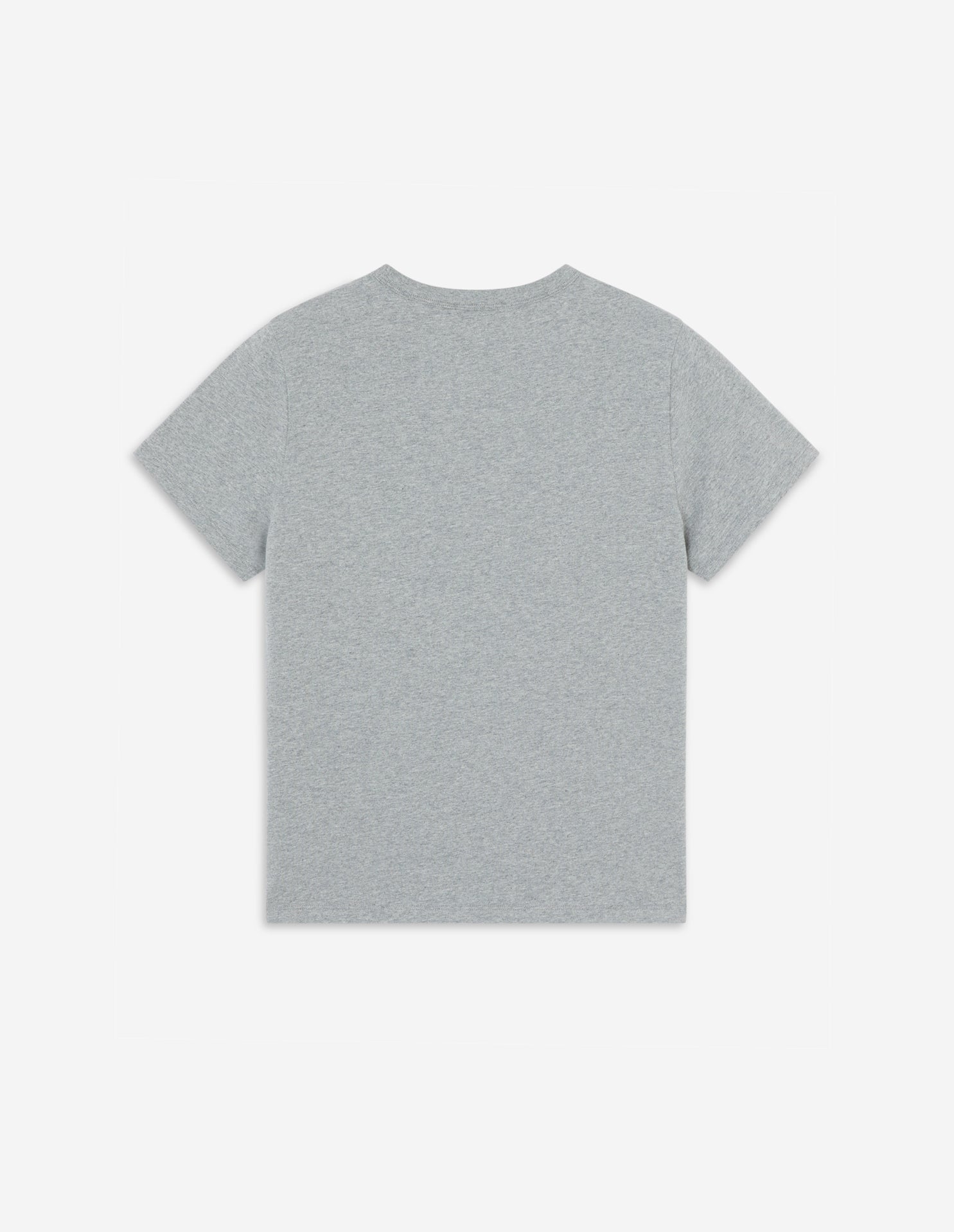 T-shirt coupe droite avec écusson - Grey Melange