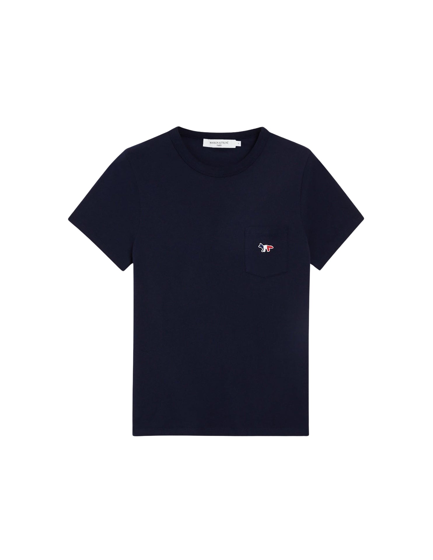 T-shirt coupe droite avec écusson - Navy