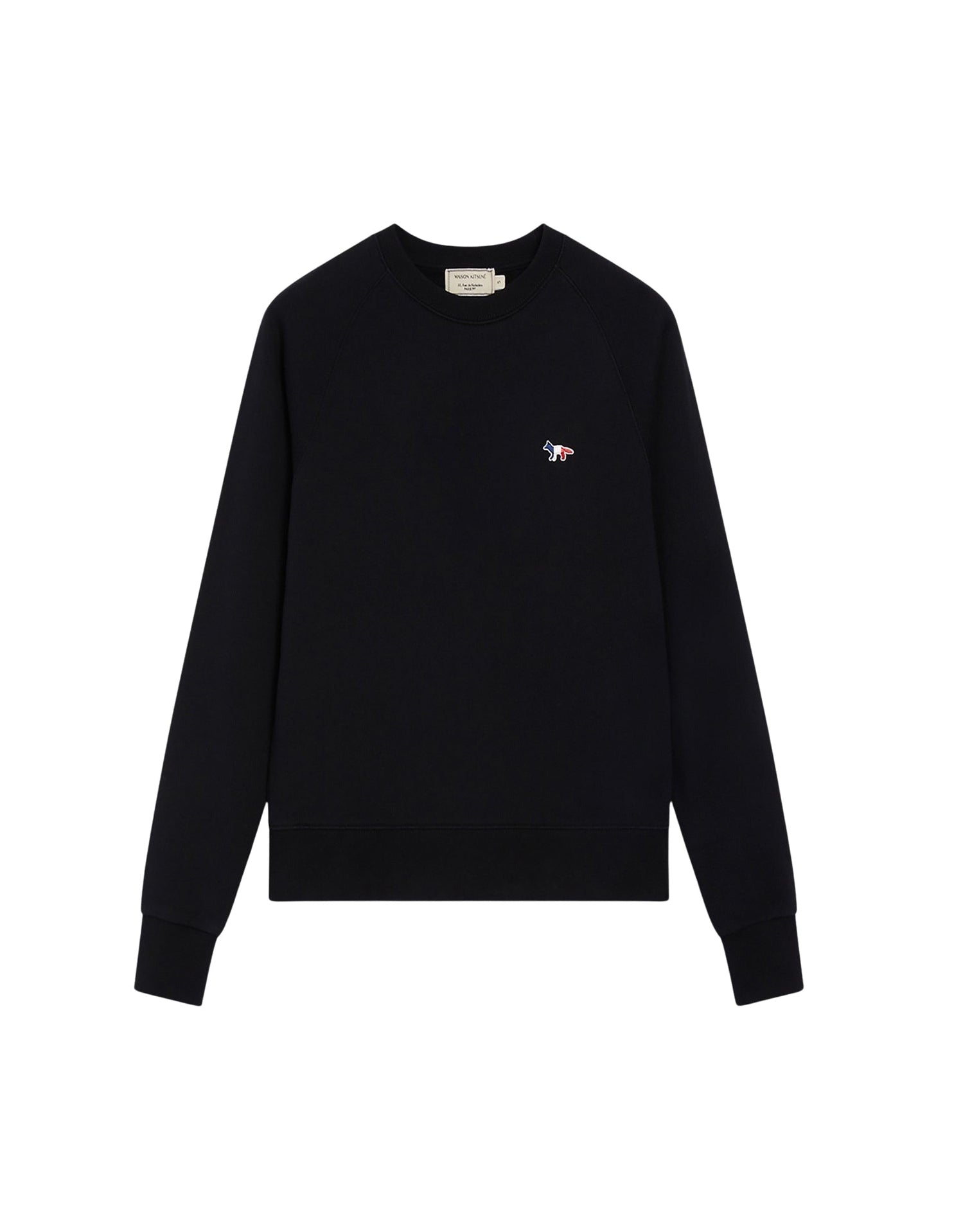 Sweatshirt ajusté Fox avec écusson - Black