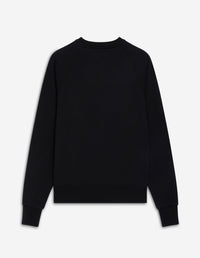 Sweatshirt ajusté Fox avec écusson - Black