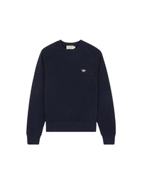 Fox fitted sweatshirt with badge - Navy