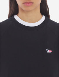 Sweatshirt ajusté Fox avec écusson - Black