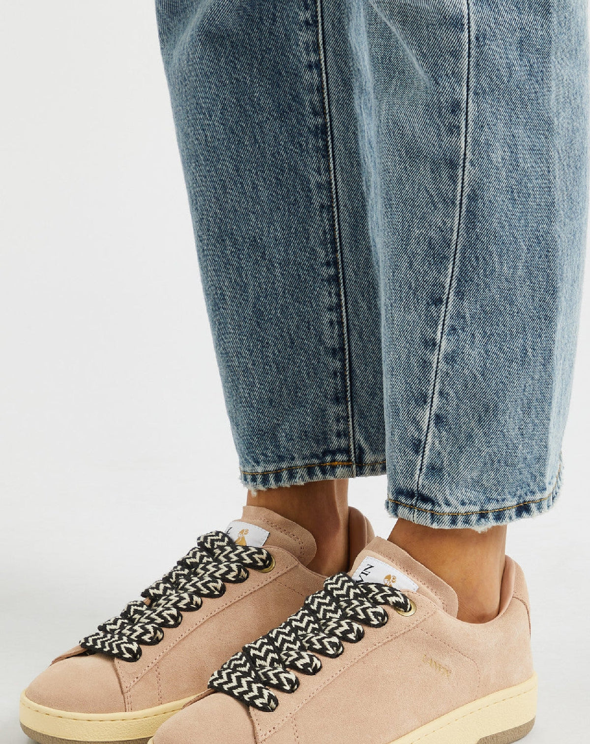 Sneakers basses curb lite - Rose pâle