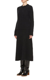 Black / Jupe Pablo en cachemire - Black