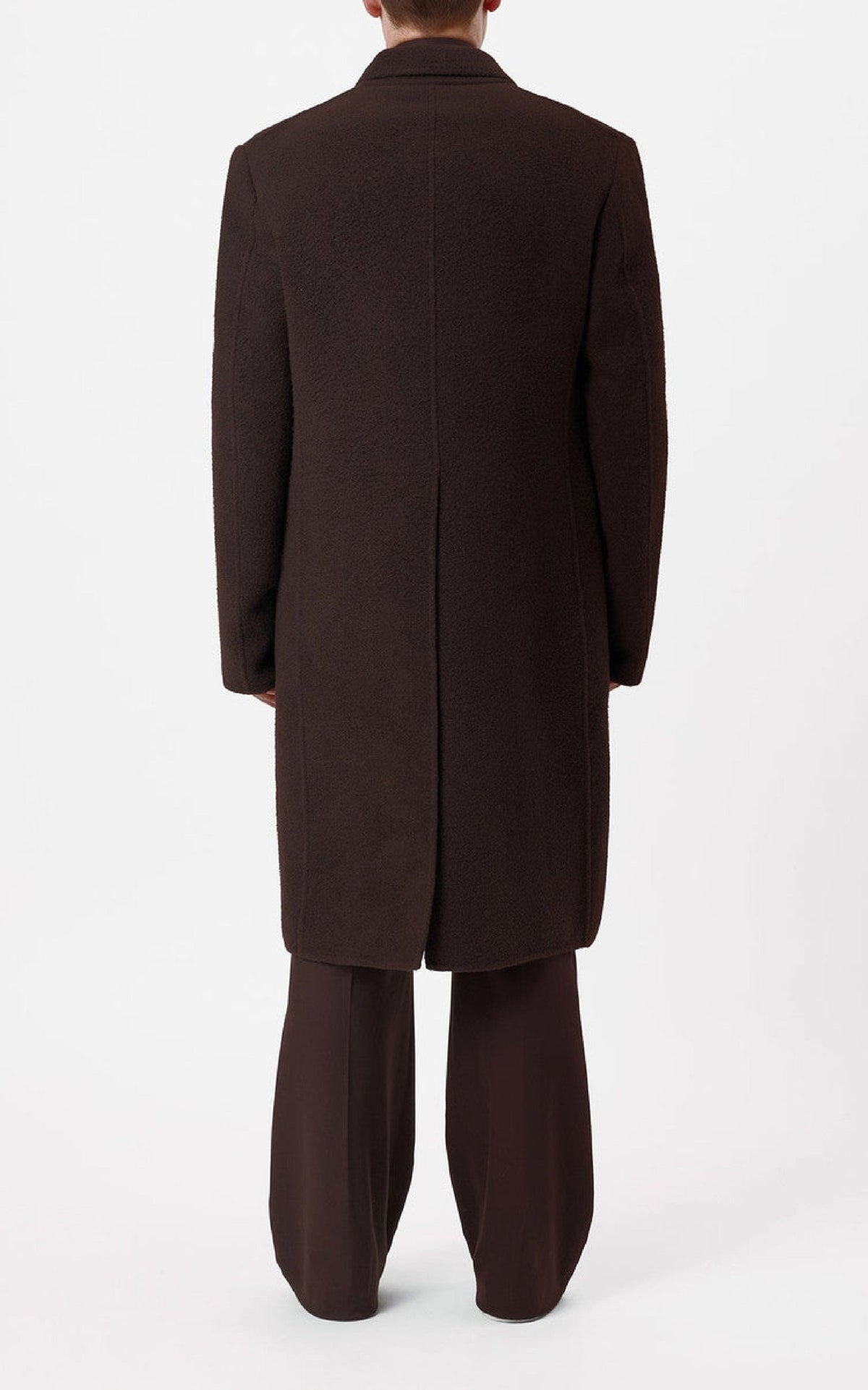 Chocolate / Manteau Mcaffrey en cachemire - Chocolate