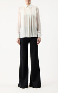 Black / Chemise Aimé en soie - Black