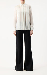Black / Chemise Aimé en soie - Black
