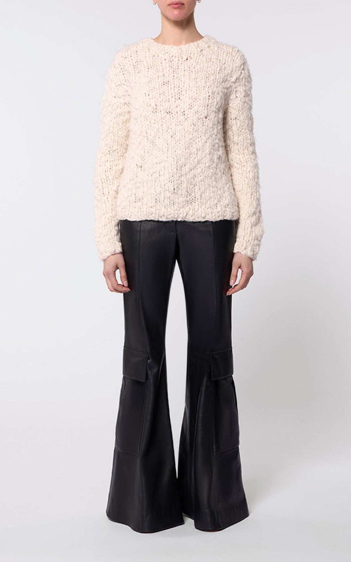 Black / Pantalon Bate en cuir - Black