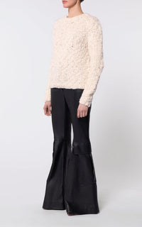 Black / Pantalon Bate en cuir - Black
