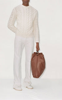 Preston Five Pocket Pant en blanc organic coton denim